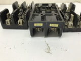 2 Pole 60 Amp 600 Volts Fuse Holder Assorted Lot Of 3