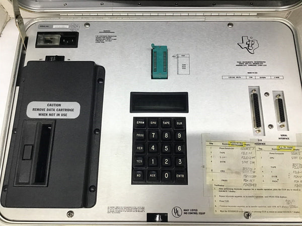 Texas Instruments 500-3103 Series 500 Tape and Eprom Programmer – BME ...