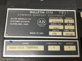 Allen-Bradley 1770-TA Ser. B Industrial Terminal 1 Amp 120 V 50/60 Hz