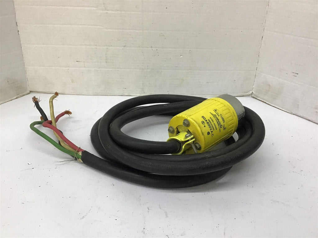 Hubbellock 60A 600V On 10-1/2' Of P-136-29-MSHA 8 AWG