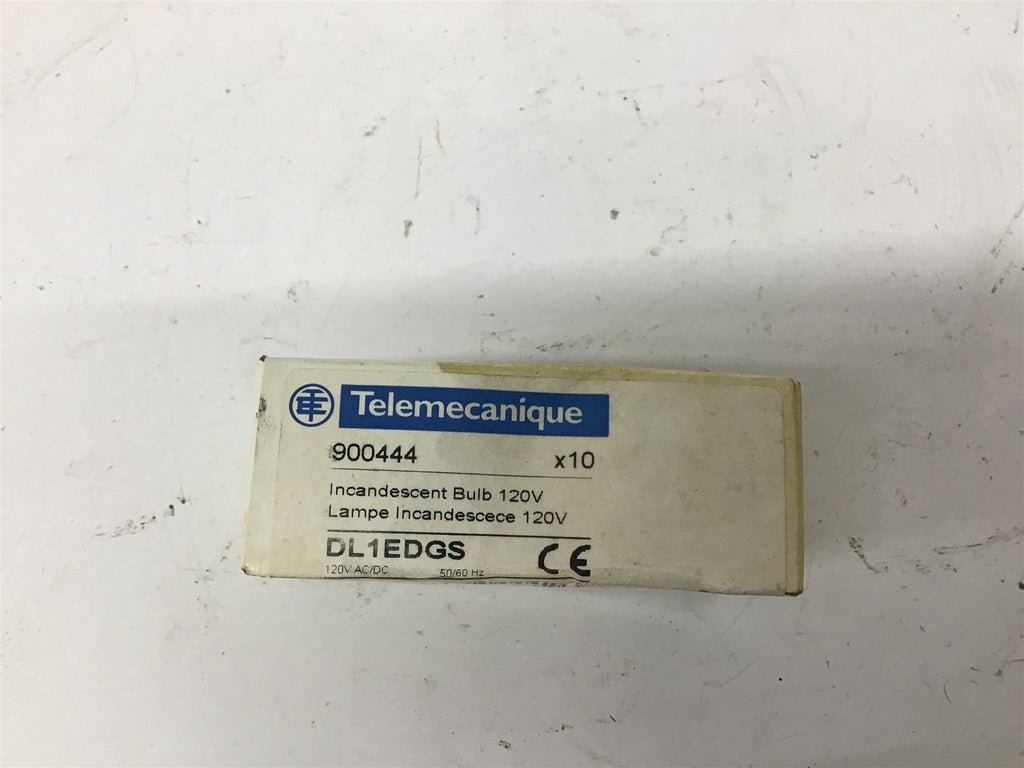 Telemecanique DL1EDGS 120 Volt Incandescent bulb Boc of 10