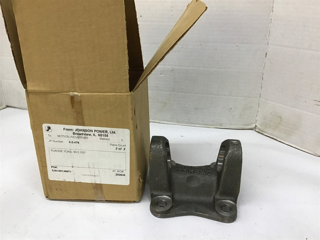 Johnson Power SPR261 T3MS40 3-1/8" x 1-7/8" x 2" Yoke
