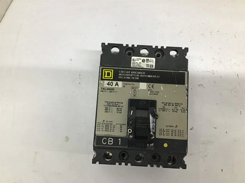 Squae D FAL34040 Circuit Breaker 40 A 3 P
