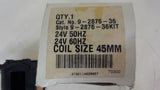 Cutler-Hammer 9-2876-36 Coil, 24V 50Hz, 24V 60Hz, Coil Size 45Mm