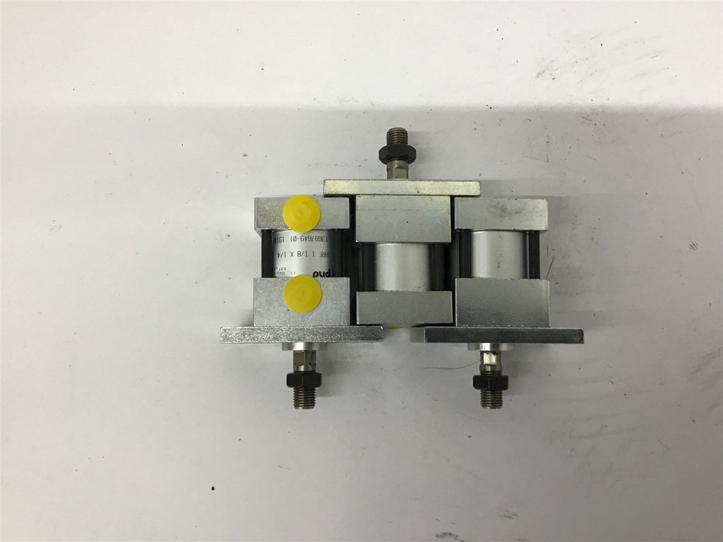 PHD 13687649-01 Pneumatic Cylinder 1 1/8 x 1/4 Lot Of 3