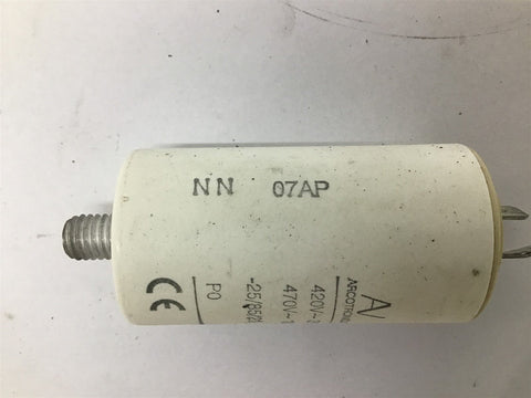 thumbnail image 2 of Arcotronics Motor Start Capacitor - 35uF, 460V, ±5% - EN60252-1 MKP CE35, Polypropylene, Lug Terminals 2 of 4