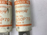 Ferraz Shawmutt A50P70 Fuse Lot Of 2
