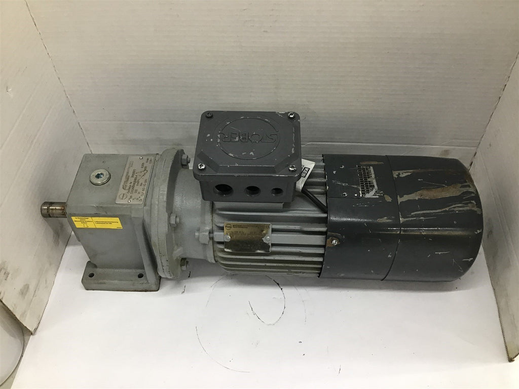 Stober Antriebstechnik C002N0063D80L4 Gearmotor 0.75 kW 280-480 V W/ Brake