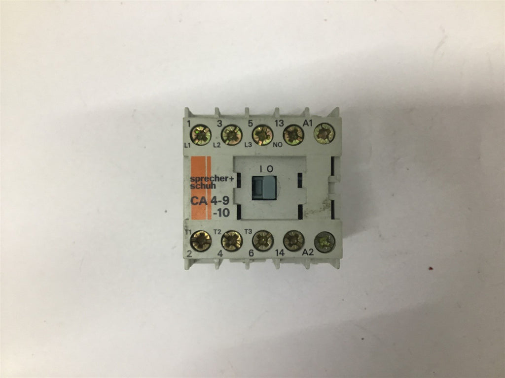 Sprecher and Schuh CA 4-9-10 Motor Starter W/ O/L Relay