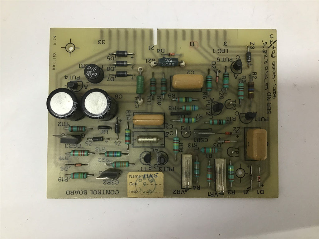 Crosfield Electronics LTD 4001-6001 E5 Control Board