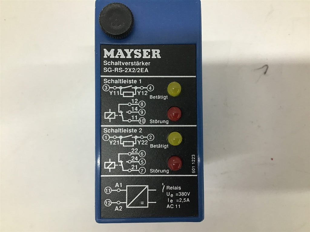 Mayser SG-RS-2X2/2EA Amplifier 16.8-30 V DC