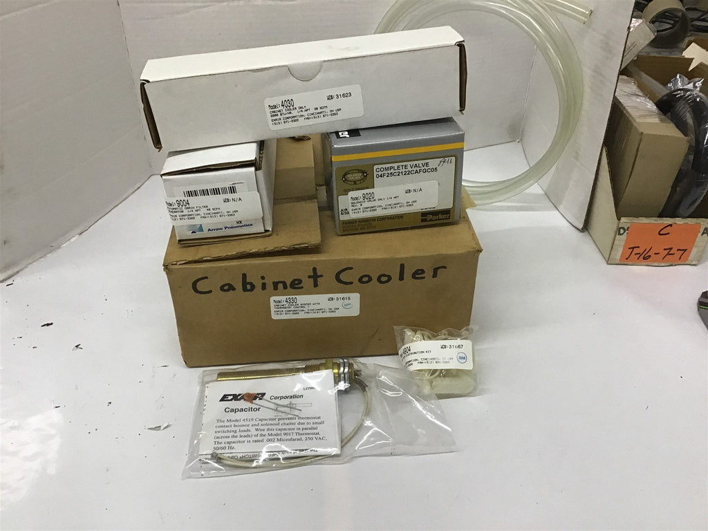 Exair Corp. 4330 Cabinet Cooler System W/ Thermostat Control
