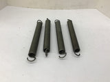Tension Springs 9"L x 3/4" OD Lot Of 4