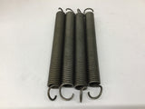 Tension Springs 9"L x 3/4" OD Lot Of 4