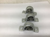 LDK PP204 19mm ID Pillow Block Bearing Lot Of 3