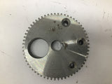 M1.5-60 Sprocket 5/8" ID 60 Teeth 1/4" Bolt Hole 3/16" Key 3-5/8" OD