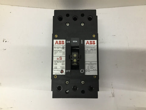 ABB UXAB 727131 R 123 Circuit Breaker 3 P 500 VDC