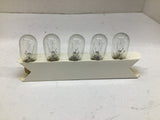 Lamps 15W-PR-CL 130V-E14 Lot of 5