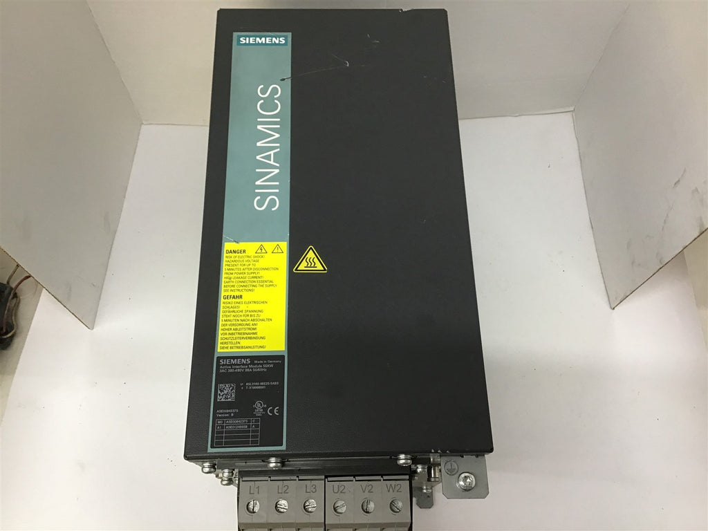 Siemens 6SL3100-0BE25-5AB0 Sinamics Active Inerface Module 55 kW
