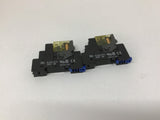 IDEC RJ2S-CL Relay W/ SJ2S-07L Lot Of 2
