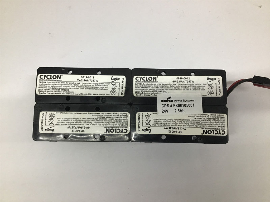 EnerSys Cyclon 0819-0012 Rechargable Batteries Connected 6 V 2.5 Ah