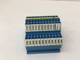 Weidmuller ZDK 2.5 Terminal Block Lot Of 12