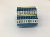 Weidmuller ZDK 2.5 Terminal Block Lot Of 12