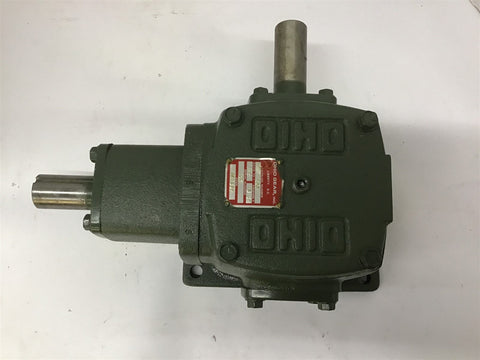 Ohio Gear RA2 Left Angle Gear Reducer 1:2 Ratio 1-1/4" Shaft