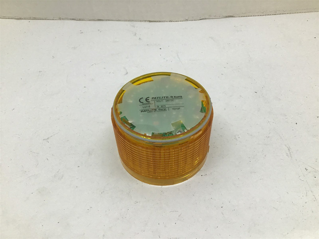 Patlite LU7-E Yellow Strobe Light 24 VDC