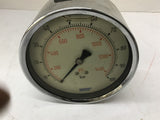 Wika Oil Filled Pressure Gauge 4" OD 100 Bar 1400 PSI