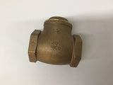 Matco 200 WOG Brass Check Valve 2"