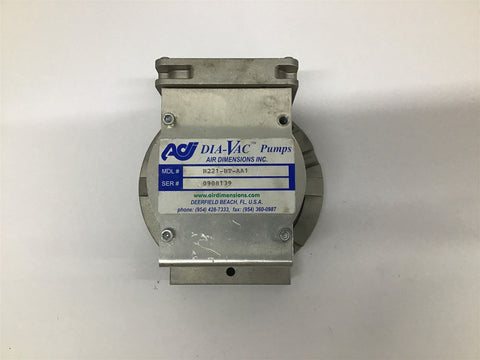 Dia-Vac Pumps R221-BT-AA1