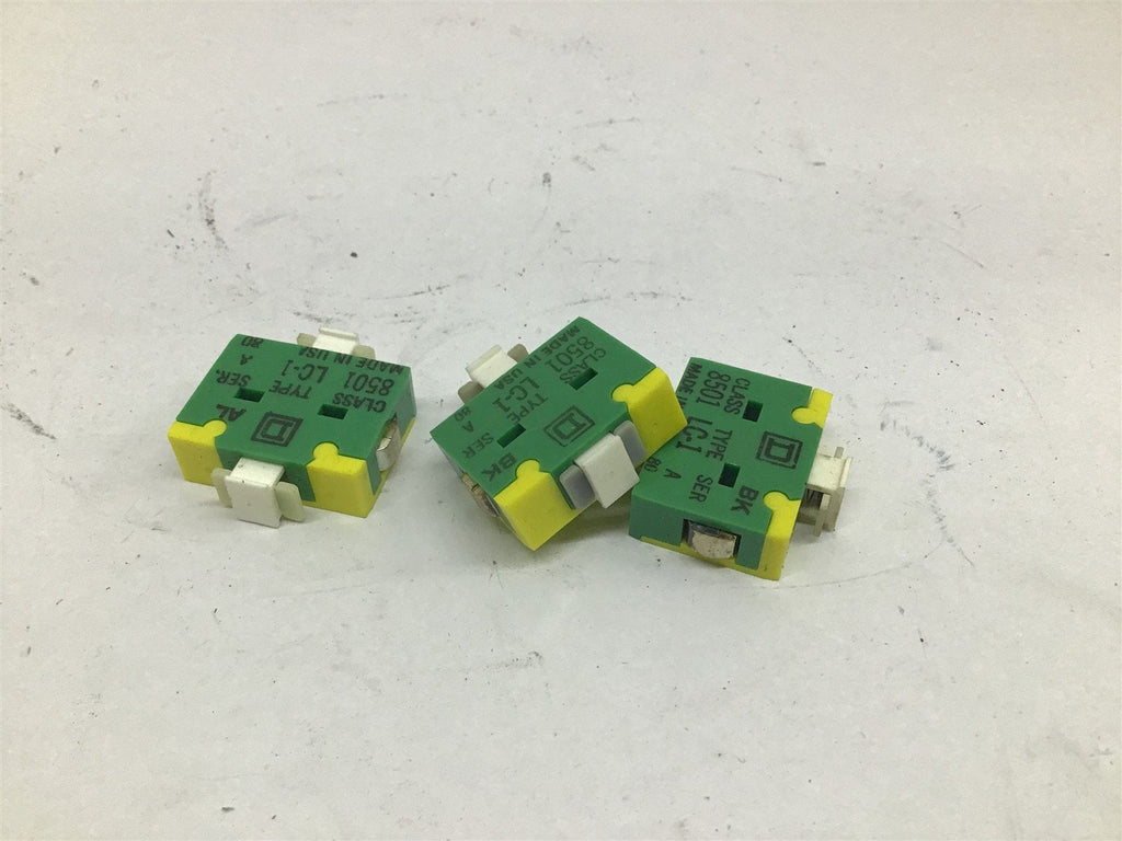 Square D Class 8501 Type LC-1 Ser. A Contact Cartridge Lot Of 3