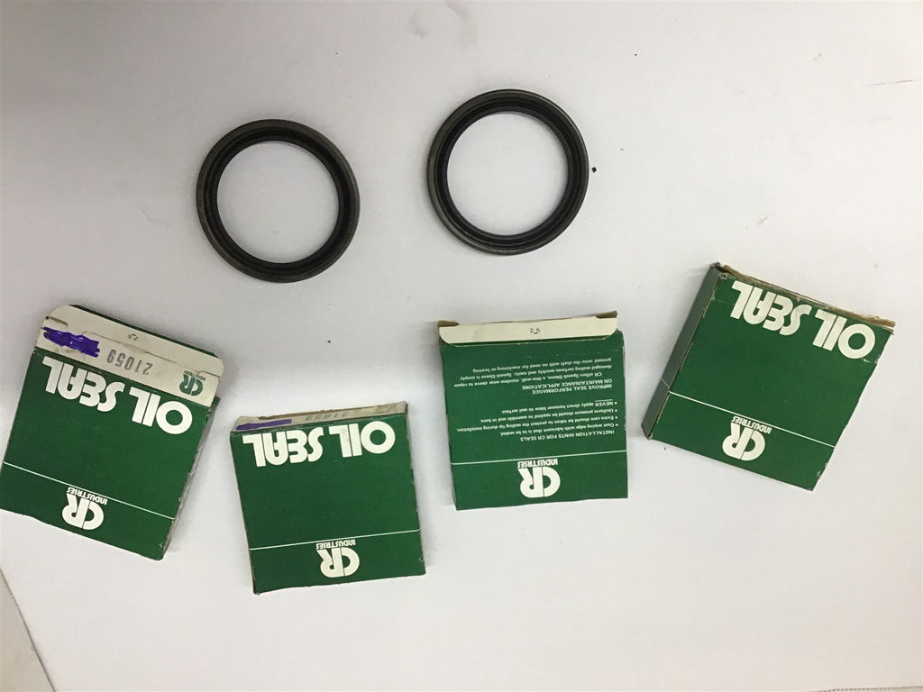 CR 21059 Oil Seal 2-1/8" ID x 2-3/4" OD Lot Of 4