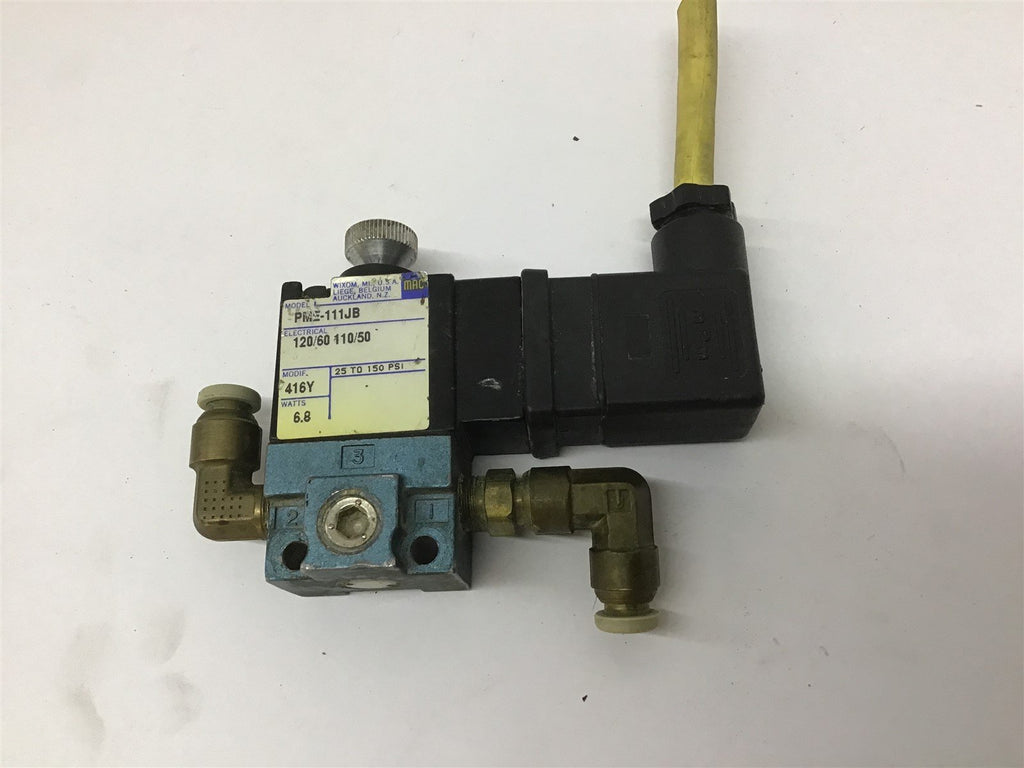 MAC PME-111JB Solenoid Valve 120 Volts 6.8 Watts 25-150 PSI