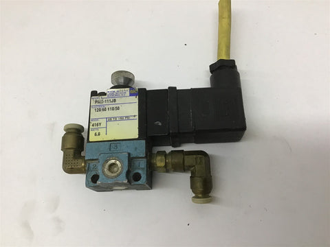 MAC PME-111JB Solenoid Valve 120 Volts 6.8 Watts 25-150 PSI
