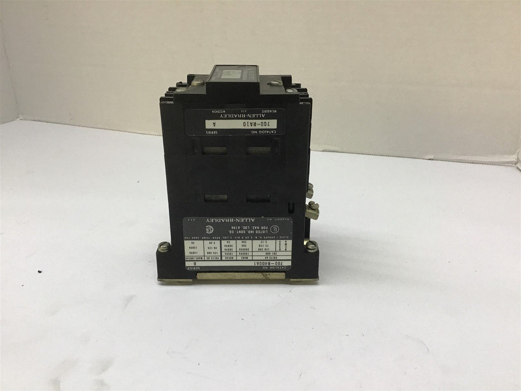 Allen Bradley 700-R400A1 Contactor Relay 115/120V Coil