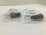 Allen-Bradley 800EP-MTS34 Twist-Release/Push-Pull Button Lot Of 2