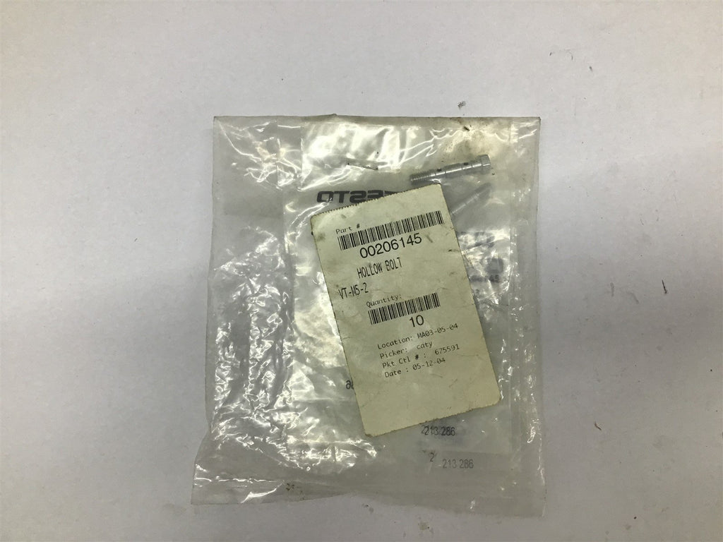 Festo VT-M5-2 Hollow Bolt Qty. 10