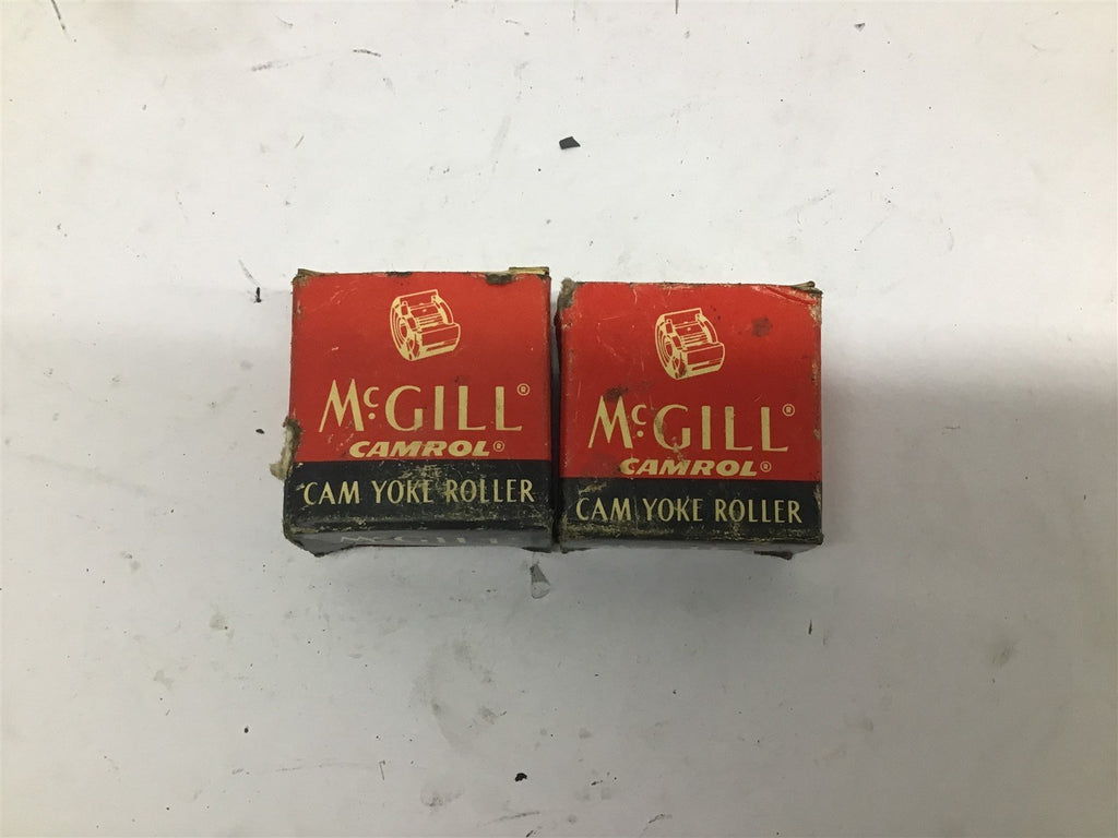 Mcgill CCYR-1-S Cam Yoke Roller Bearing Lot Of 2