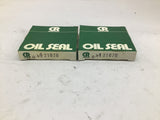 CR Industries 21070 Oil Seal Lot Of 2