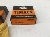 Timken 08231-B Tapered Roller Bearing Lot Of 2