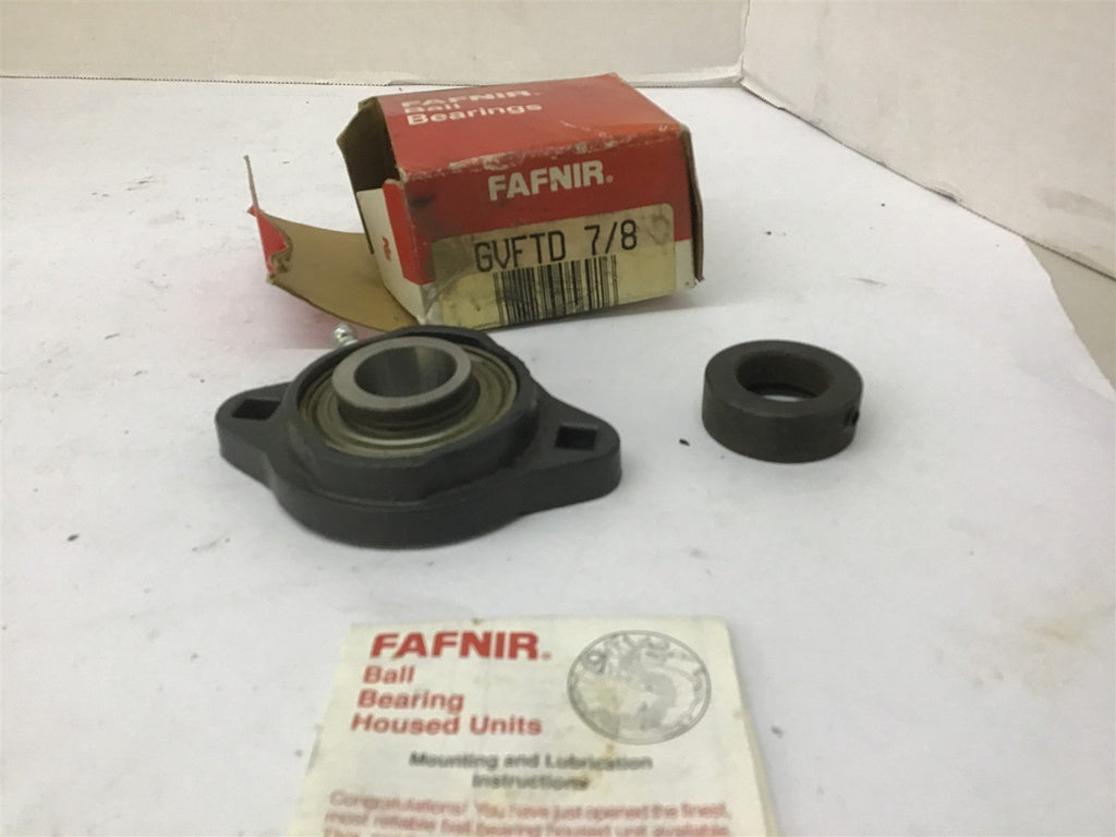 Fafnir GVFTD 7/8" Bearing Unit 2 bolt Flange