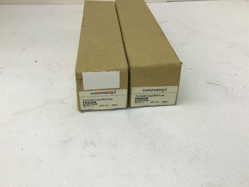 Mersen TR200R Tri-Onic Class RK5 Fuse 250 VAC 200 A Lot Of 2