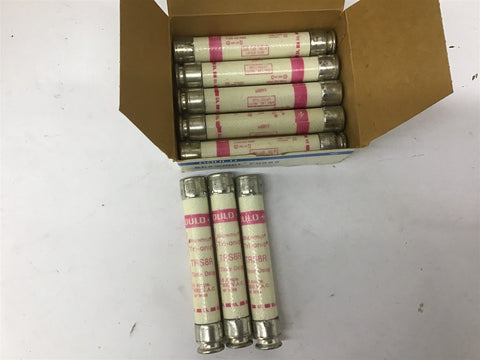 Gould Shawmut TRS8R Tri-Onic Time Delay Fuse 8 Amps 600 VAC Lot Of 8