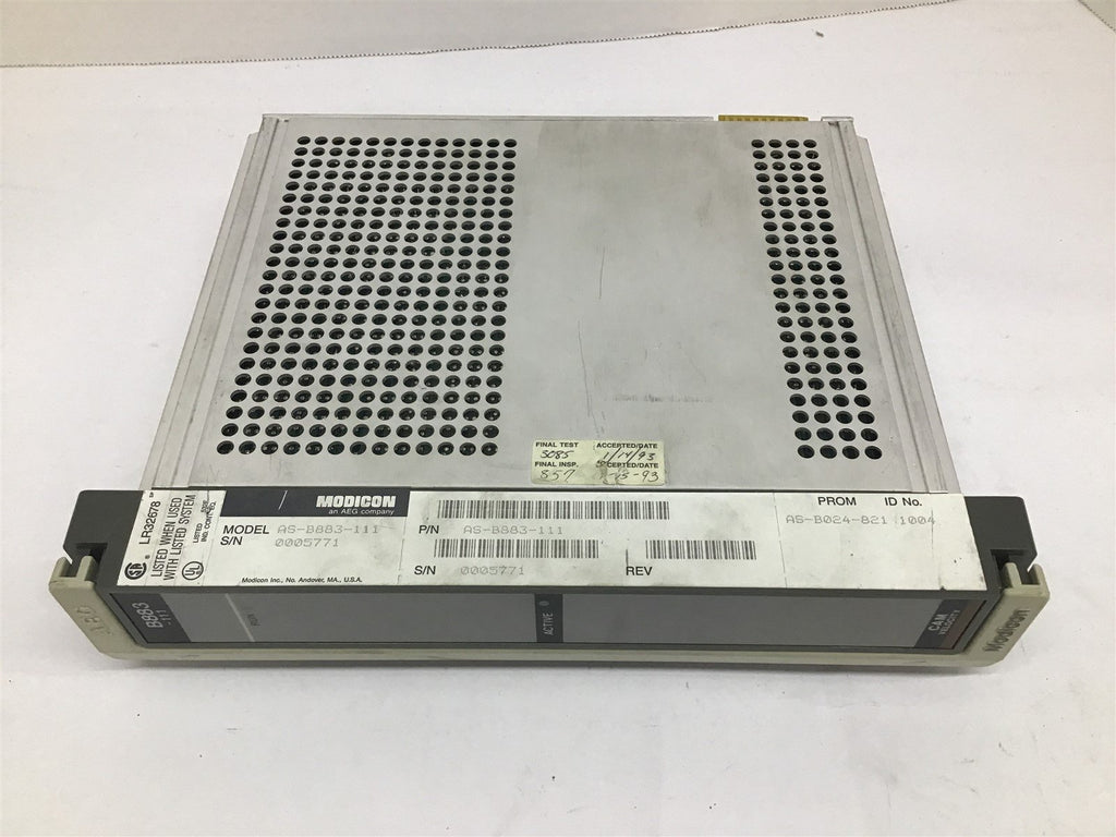 AEG Modicon AS-B883-111 CAM Velocity