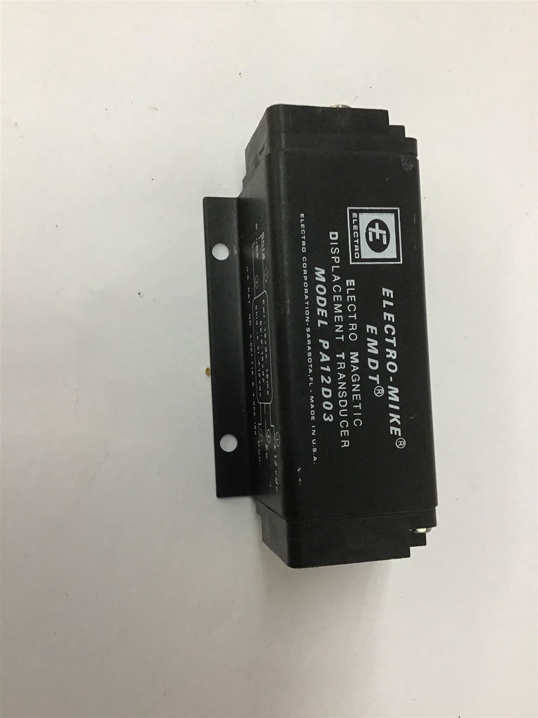 Electro-Mike EMDT PA12D03 Electro Magnetic Displacement Transducer