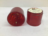 Telemecanique XVA-LC3 Red Stack Light 7W 240V Lot Of 2