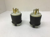 Hubbell HBL2731 Twist-Lock Plug 30 A 480 VAC Lot Of 2