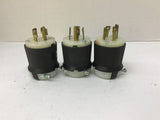 Hubbell HBL2731 Twist-Lock Plug 30 A 480 VAC Lot Of 3